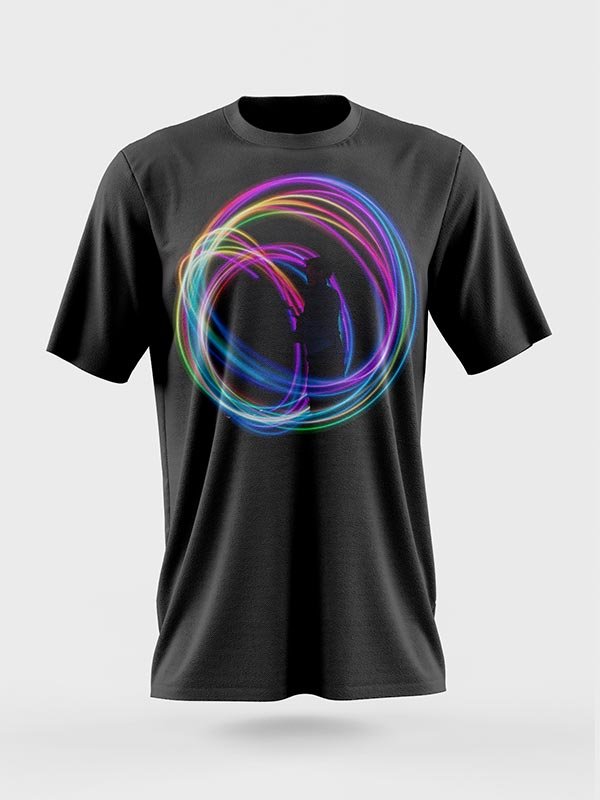 Black Round Nake T-Shirt Four