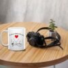 Pinky Promise Heart Love Ceramic Mug – Romantic Gift for Couples, Coffee & Tea Lovers, Anniversary & Valentine Special"