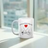 Pinky Promise Heart Love Ceramic Mug – Romantic Gift for Couples, Coffee & Tea Lovers, Anniversary & Valentine Special"