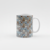 Premium Ceramic Printed Mug – Geometric Tile Pattern