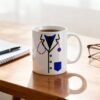 Premium Ceramic Coffee Mug for Doctors | Stylish Doctor Coat & Stethoscope Printed Tea Cup | Microwave & Freezer Safe Gifting Mug for Medical Professionals